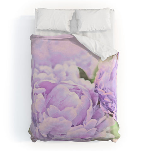 Lisa Argyropoulos Lavender Peonies Duvet Cover