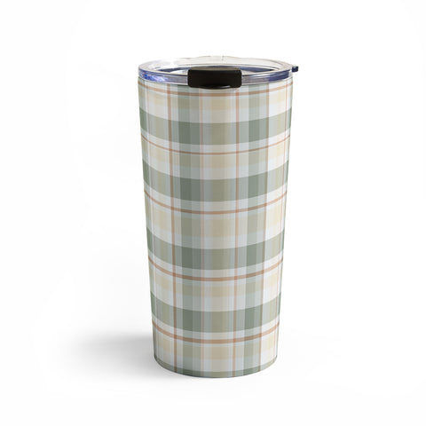 Lisa Argyropoulos Light Cottage Plaid Travel Mug