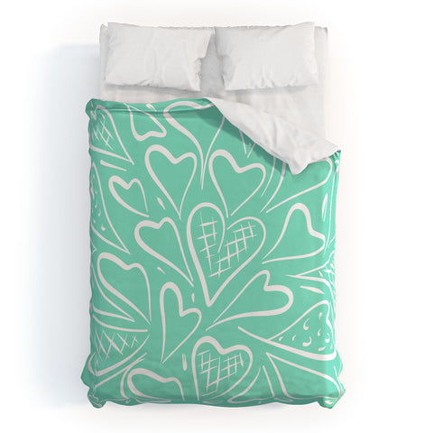 Lisa Argyropoulos Love is in the Air Duvet Cover