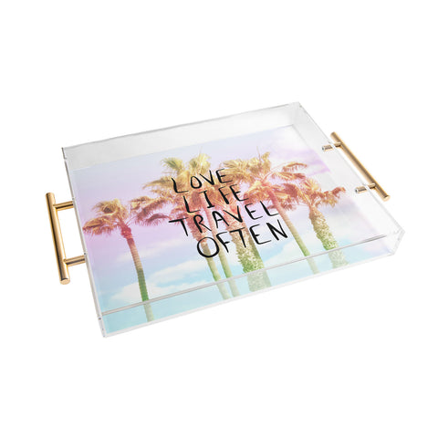 Lisa Argyropoulos Love Life Travel Often Tropical Acrylic Tray