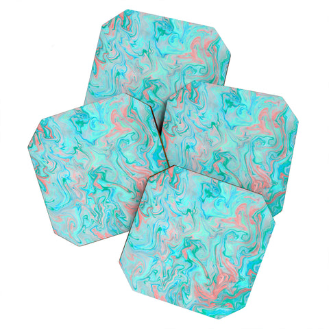 Lisa Argyropoulos Marble Twist Coaster Set