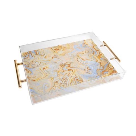 Lisa Argyropoulos Marble Twist IV Acrylic Tray