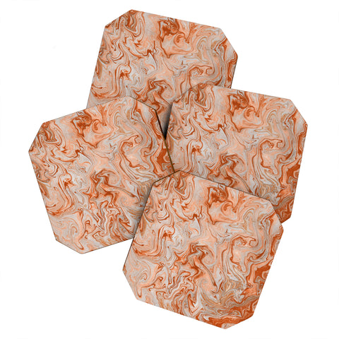 Lisa Argyropoulos Marble Twist IX Coaster Set