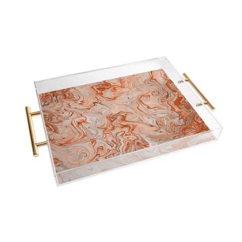 Lisa Argyropoulos Marble Twist IX Acrylic Tray