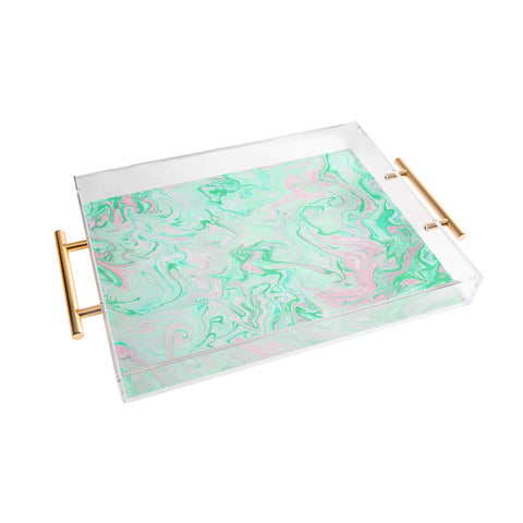 Lisa Argyropoulos Marble Twist Spring Acrylic Tray