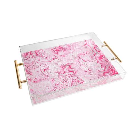 Lisa Argyropoulos Marble Twist V Acrylic Tray