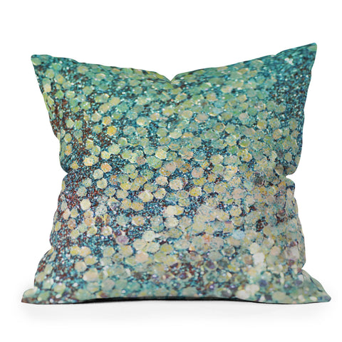 Lisa Argyropoulos MermaidScales Outdoor Throw Pillow
