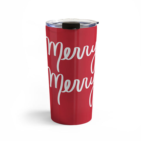 Lisa Argyropoulos Merry Merry Red Travel Mug