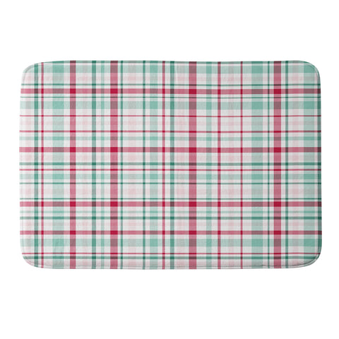 Lisa Argyropoulos Merry Vintage Plaid Memory Foam Bath Mat