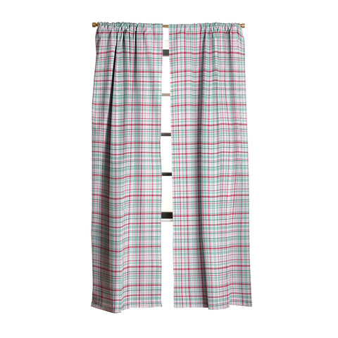 Lisa Argyropoulos Merry Vintage Plaid Blackout Window Curtain
