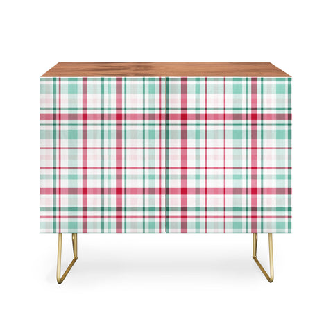 Lisa Argyropoulos Merry Vintage Plaid Credenza