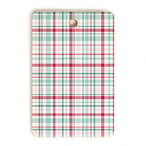 Lisa Argyropoulos Merry Vintage Plaid Cutting Board Rectangle