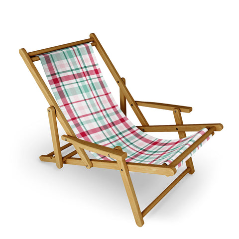Lisa Argyropoulos Merry Vintage Plaid Sling Chair