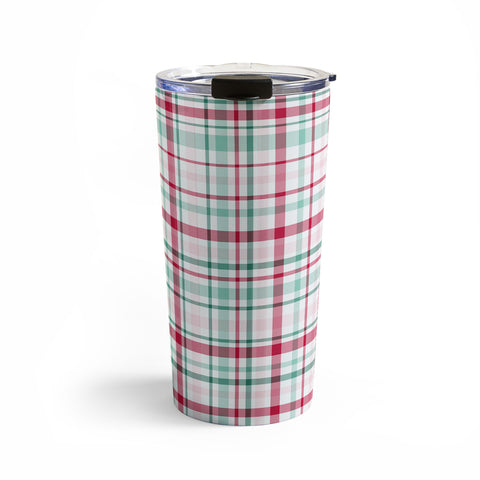 Lisa Argyropoulos Merry Vintage Plaid Travel Mug