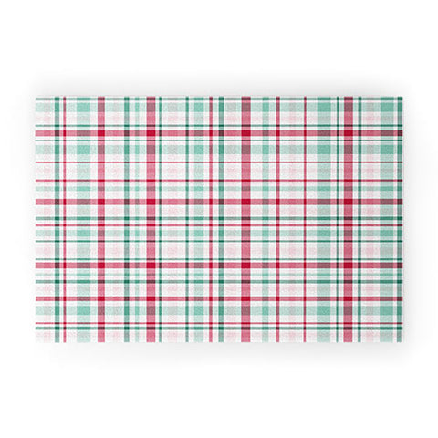 Lisa Argyropoulos Merry Vintage Plaid Welcome Mat