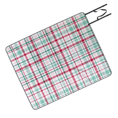 Lisa Argyropoulos Merry Vintage Plaid Picnic Blanket