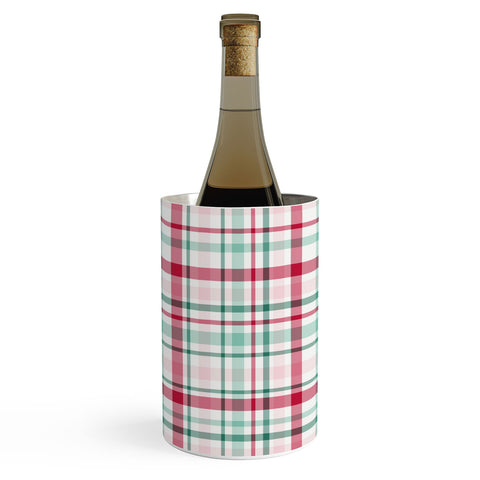 Lisa Argyropoulos Merry Vintage Plaid Wine Chiller