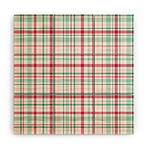 Lisa Argyropoulos Merry Vintage Plaid Wood Wall Mural