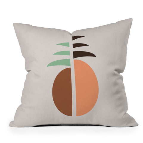 Lisa Argyropoulos Mod Pineapple Outdoor Throw Pillow