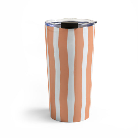 Lisa Argyropoulos Modern Lines Peach Travel Mug