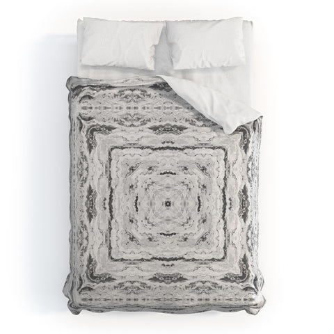Lisa Argyropoulos Mono Melt Kaleido Duvet Cover