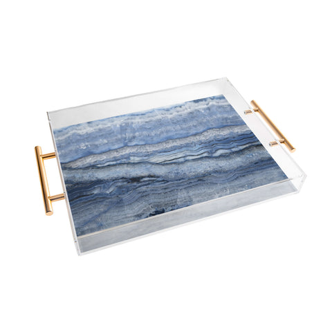 Lisa Argyropoulos Mystic Stone Denim Acrylic Tray