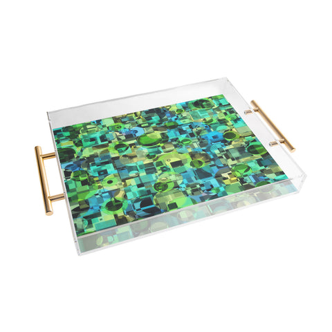 Lisa Argyropoulos Ocean Geo Acrylic Tray