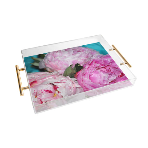 Lisa Argyropoulos Peony Petals Acrylic Tray