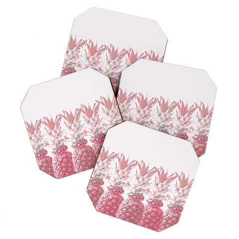 Lisa Argyropoulos Pineapple Blush Jungle Coaster Set