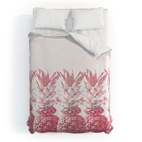 Lisa Argyropoulos Pineapple Blush Jungle Duvet Cover