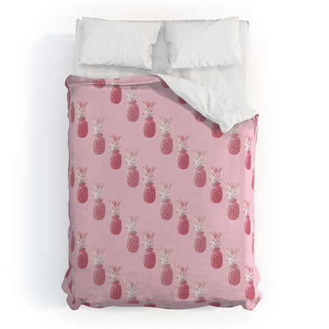 Lisa Argyropoulos Pineapple Blush Rose Duvet Cover