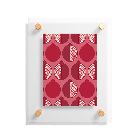 Lisa Argyropoulos Pomegranate Line Up Reds Floating Acrylic Print