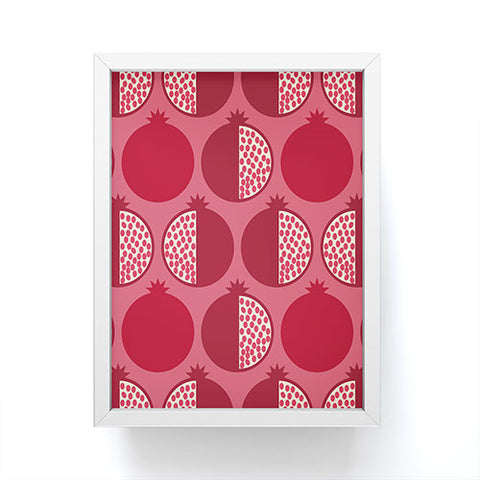 Lisa Argyropoulos Pomegranate Line Up Reds Framed Mini Art Print