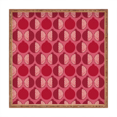 Lisa Argyropoulos Pomegranate Line Up Reds Square Tray