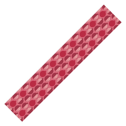 Lisa Argyropoulos Pomegranate Line Up Reds Table Runner