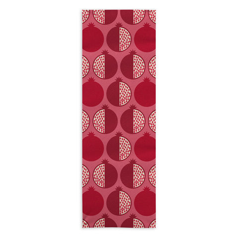 Lisa Argyropoulos Pomegranate Line Up Reds Yoga Towel