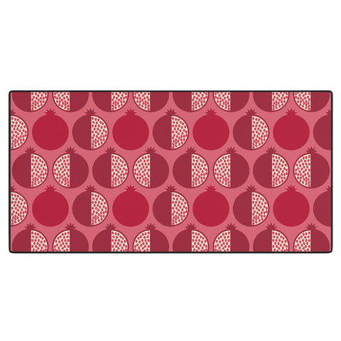 Lisa Argyropoulos Pomegranate Line Up Reds Desk Mat