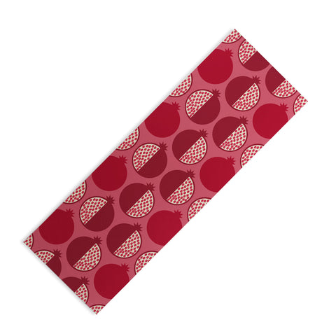Lisa Argyropoulos Pomegranate Line Up Reds Yoga Mat