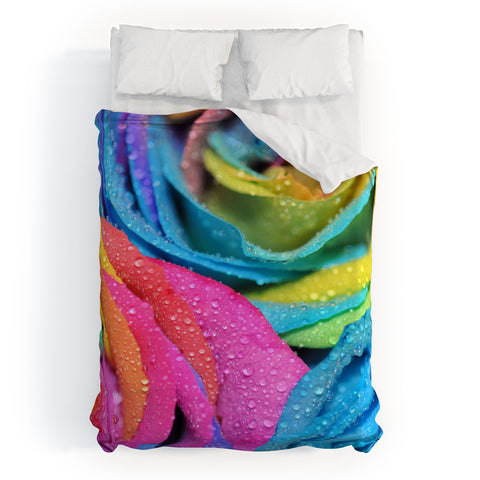 Lisa Argyropoulos Rainbow Swirl Duvet Cover