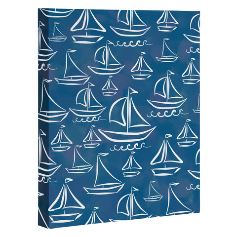 Lisa Argyropoulos Sail Away Blue Art Canvas