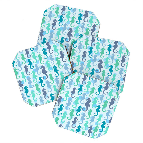 Lisa Argyropoulos Seahorses And Bubbles Coaster Set