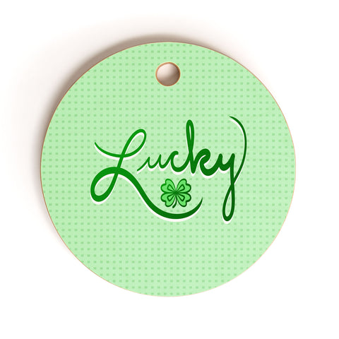 Lisa Argyropoulos So Lucky Cutting Board Round