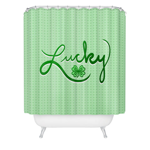 Lisa Argyropoulos So Lucky Shower Curtain
