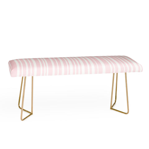 Lisa Argyropoulos Soft Blush Stripes Bench
