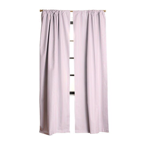 Lisa Argyropoulos Soft Blush Stripes Blackout Window Curtain