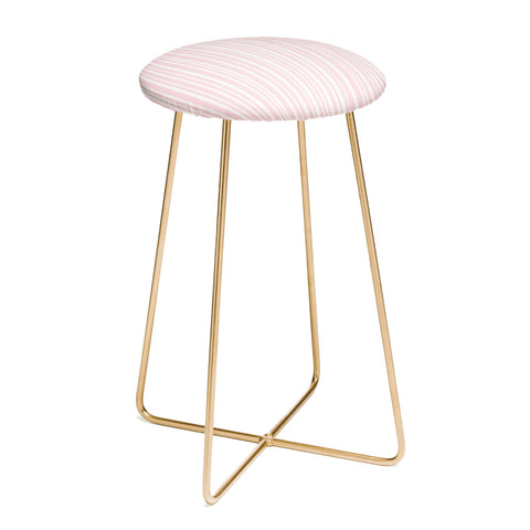 Lisa Argyropoulos Soft Blush Stripes Counter Stool