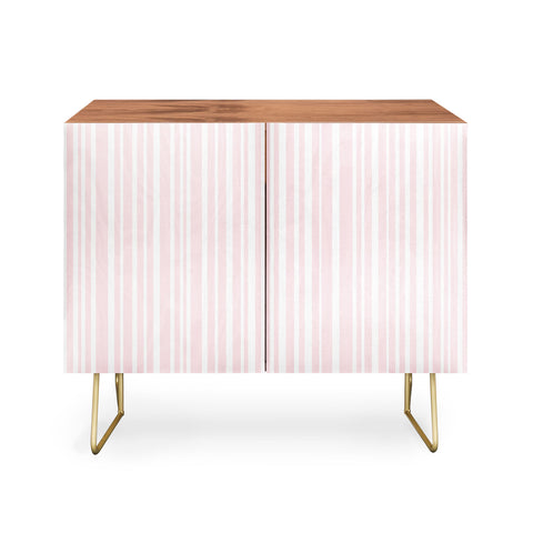 Lisa Argyropoulos Soft Blush Stripes Credenza