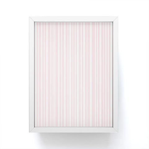 Lisa Argyropoulos Soft Blush Stripes Framed Mini Art Print