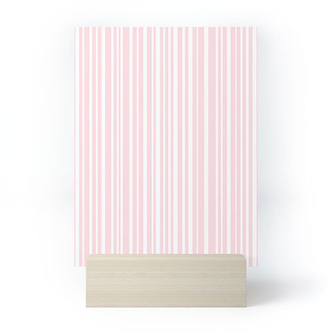 Lisa Argyropoulos Soft Blush Stripes Mini Art Print