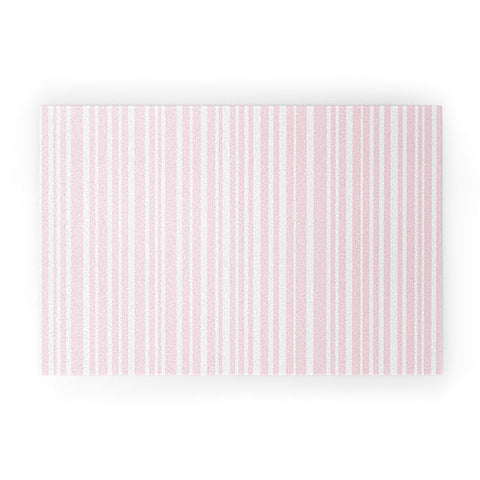 Lisa Argyropoulos Soft Blush Stripes Welcome Mat